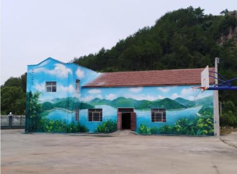  石狮彩绘墙绘一般制作的位置