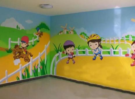  石狮幼儿园墙体彩绘制作流程及注意事项