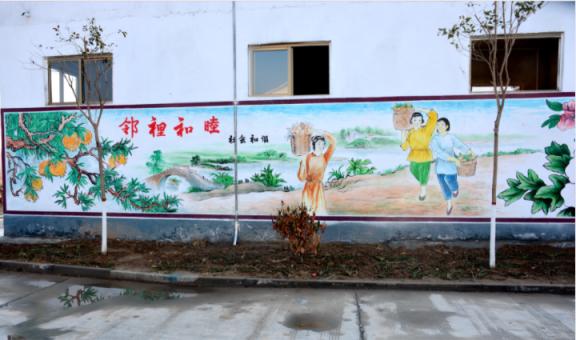 石狮乡镇文化墙 乡风文明焕发新活力