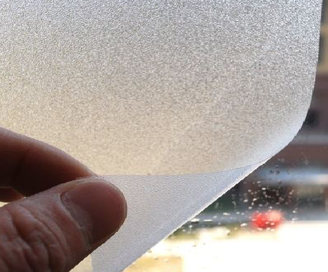  石狮玻璃门外面粘广告用什么材料好？